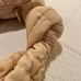 NWT Woman’s Urban Expressions Cream Quilted Baguette With Knot Hand Bag