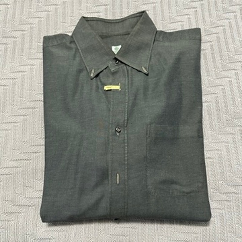 Borrelli green gray button down size 17.5