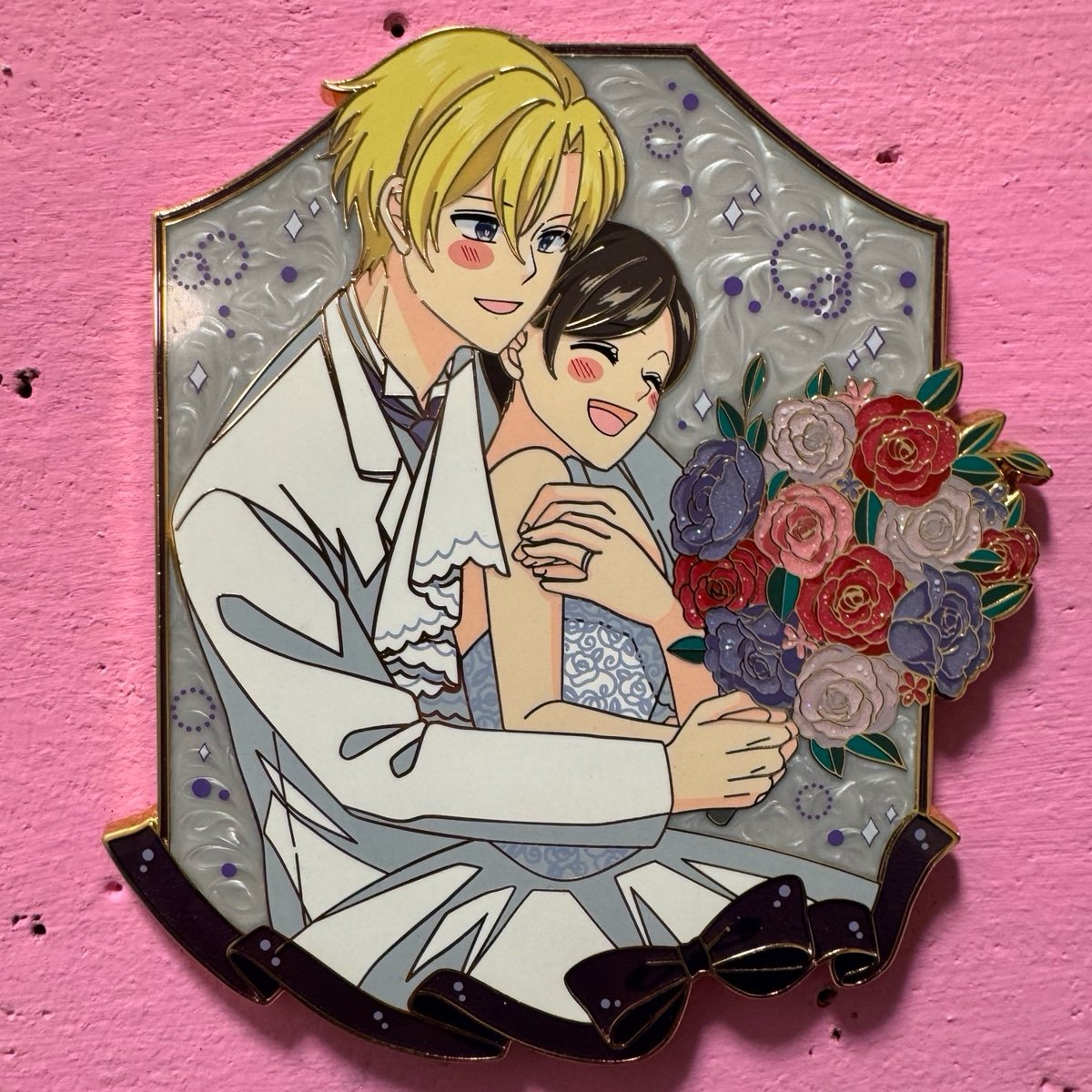 Ouran High School Host Club Tamaki Suoh x Haruhi Fukioka Wedding Enamel Pin