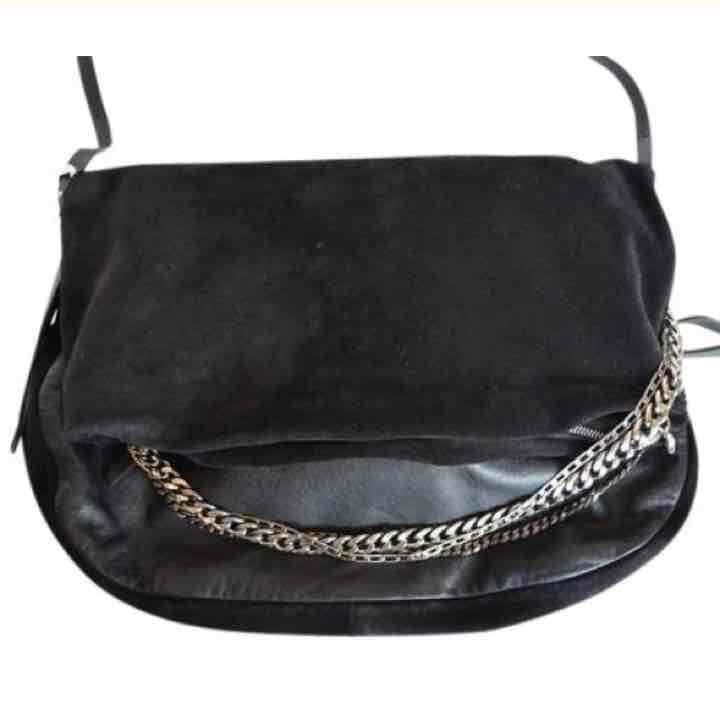 Jimmy Choo black biker bag