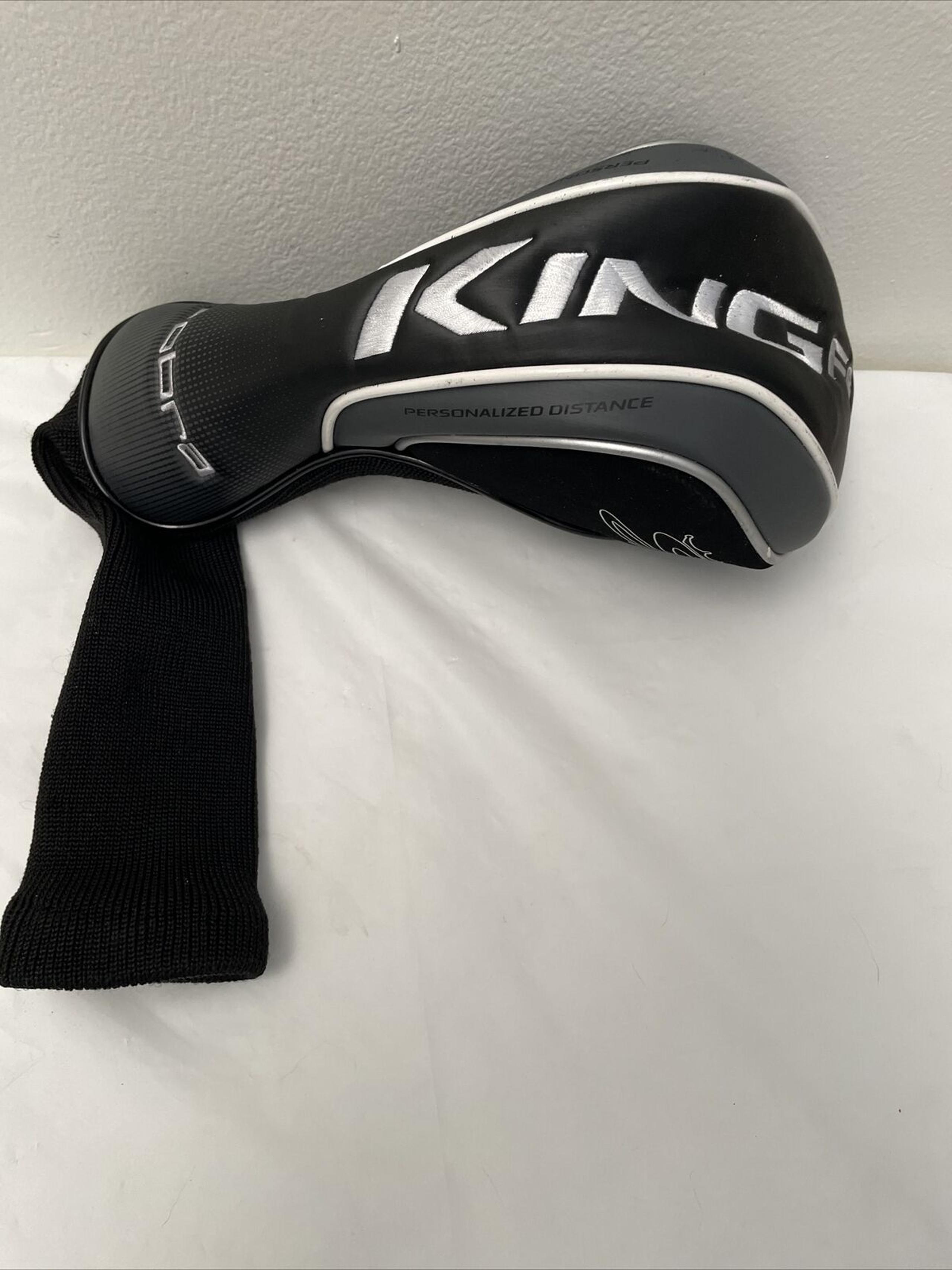 Cobra King F6 Driver OEM Head Cover Black/Grey Very Good Condition