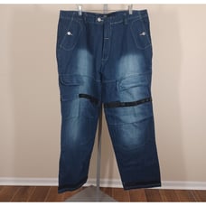 Vtg Marithe Francois Girbaud M+FG New Letter Shuttie Baggy Jeans Men US 40x33