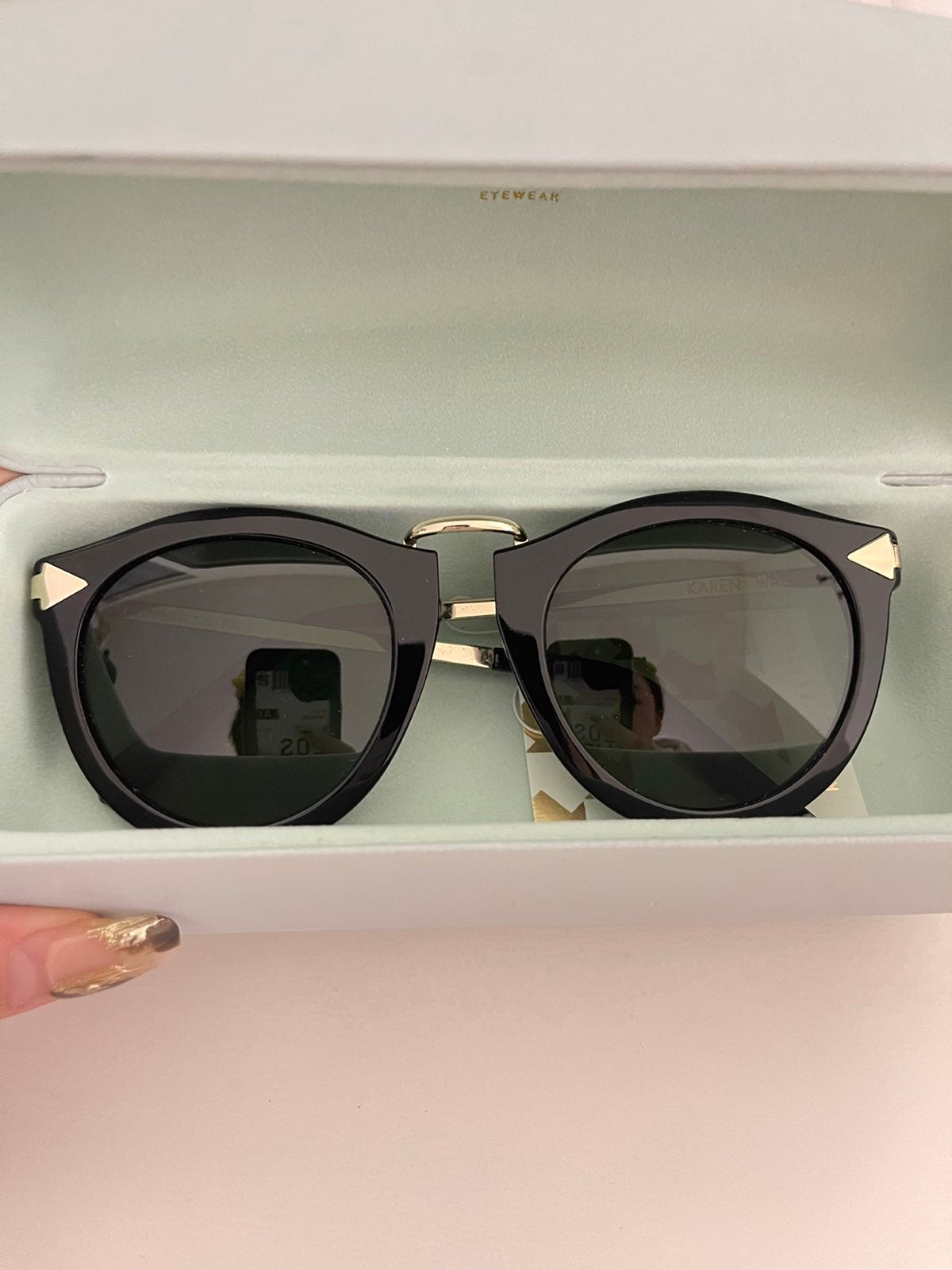 Karen walker harvest black sunglasses