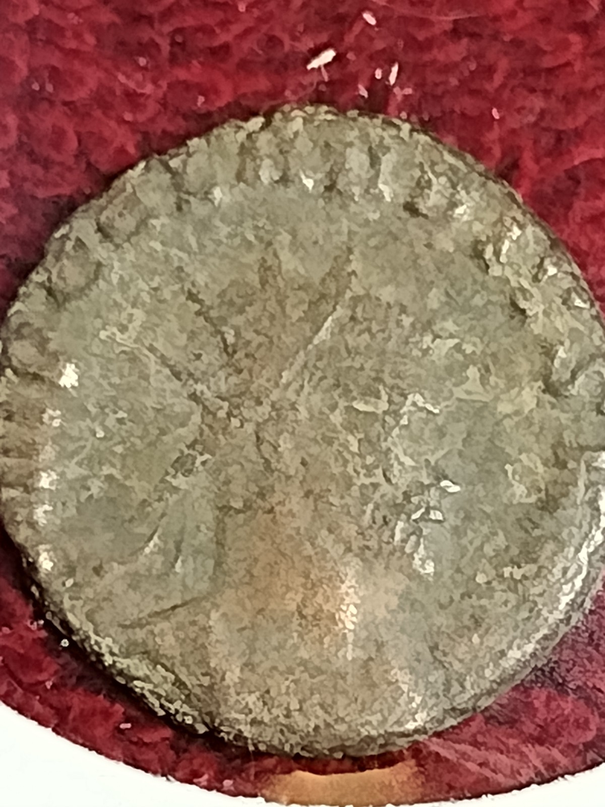 Anicent Roman empire minted coin.