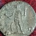 Anicent Roman empire minted coin.