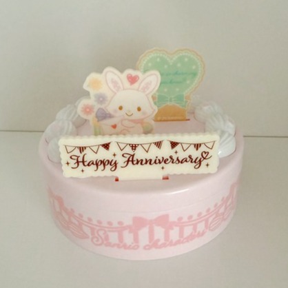 Sanrio Happy Anniversary Wish Me Mell Acrylic Display Case Cake Stand