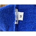 *Vintage Anthony Sicari Poinsettia Floral Knit Sweater Womens Med Blue Red Scarf