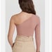 Victoria Beckham VB Body One-Shoulder Fitted Top