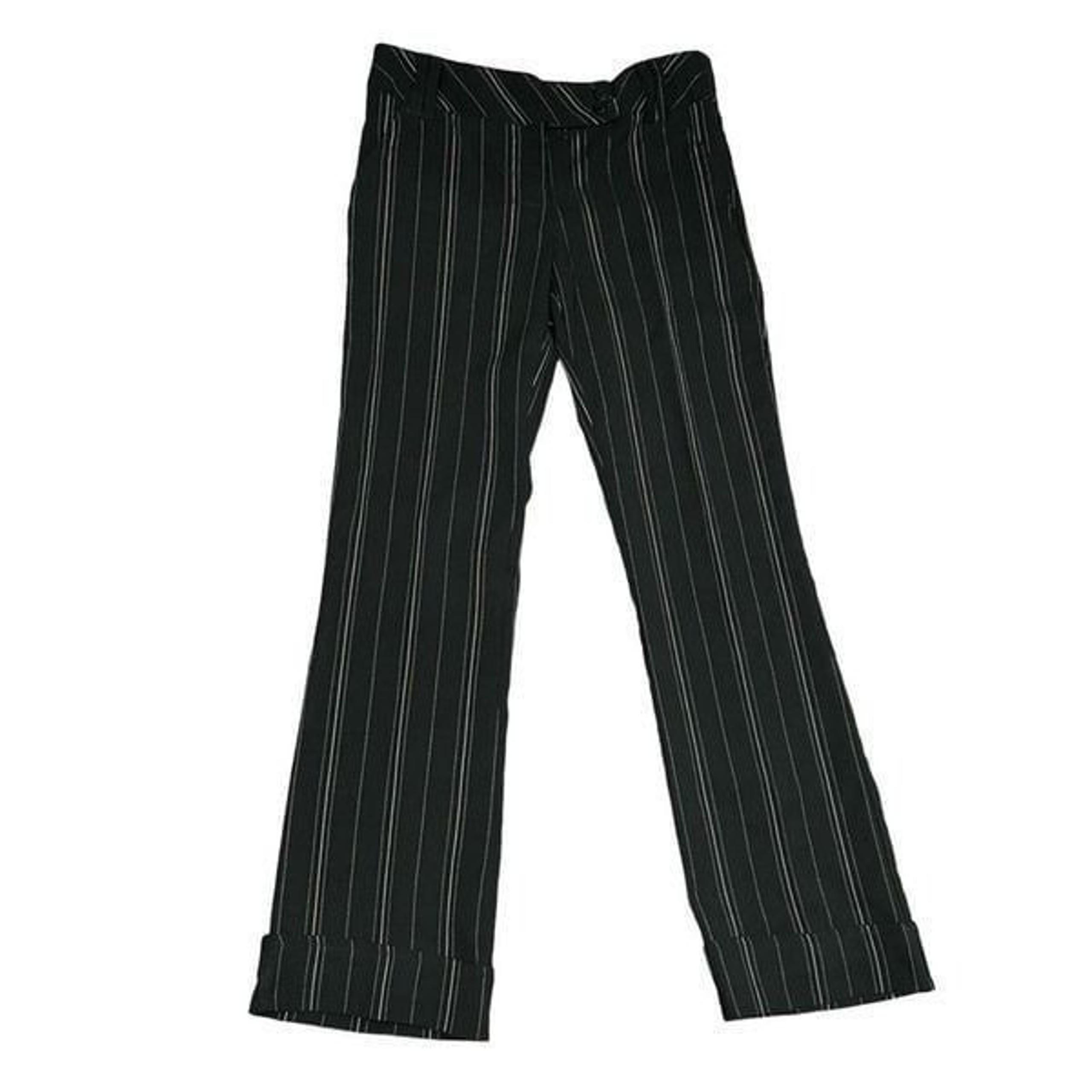 Exact Change Black with Pink Pinstripes Dress Pants Size 5