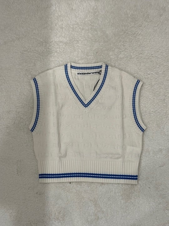Alexander Wang Tunic V-neck vest in cotton