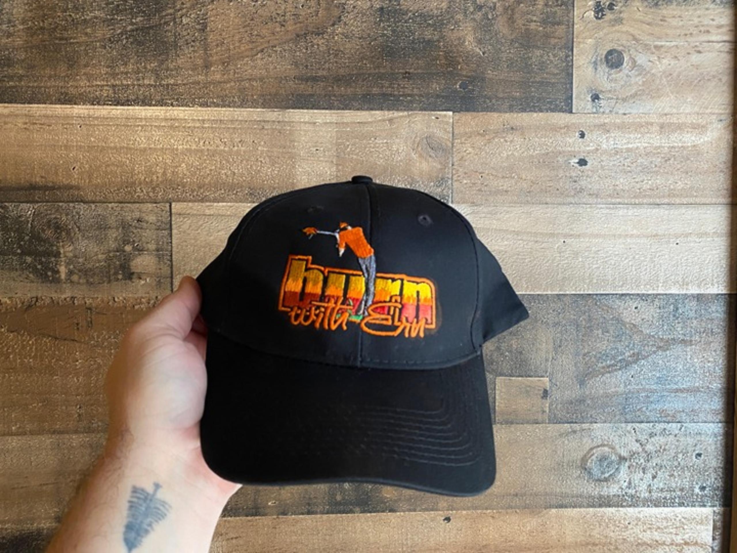 Burn With Ern Hat Adult Mens Dad Cap Sewn Golf Tournament Golfer Port & Company