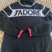 Scott & Scott London turtle neck sweater in Black w/ trim SZ M NWOT