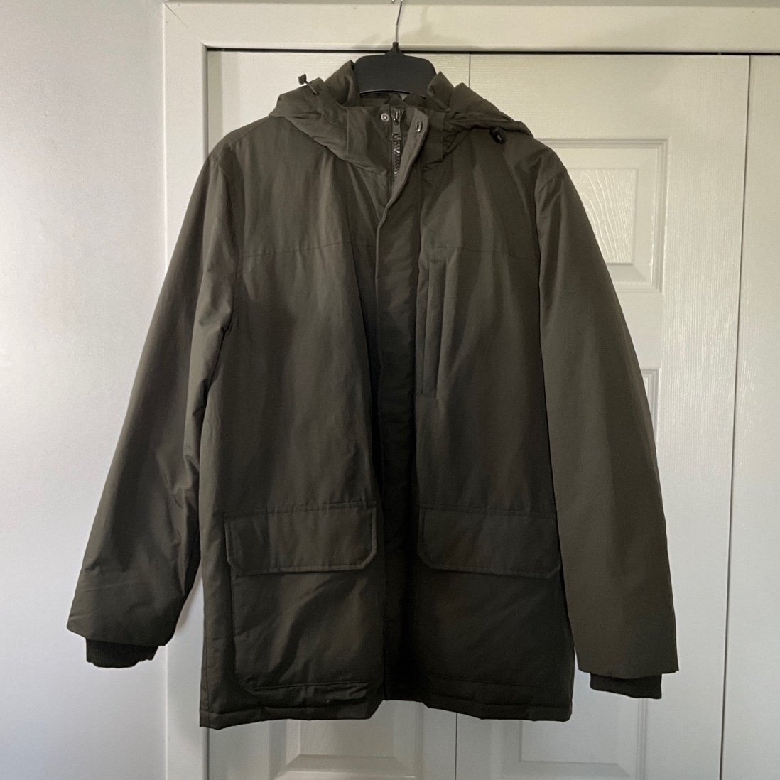 Mens Outdoor Life Olive Green Parka Jacket