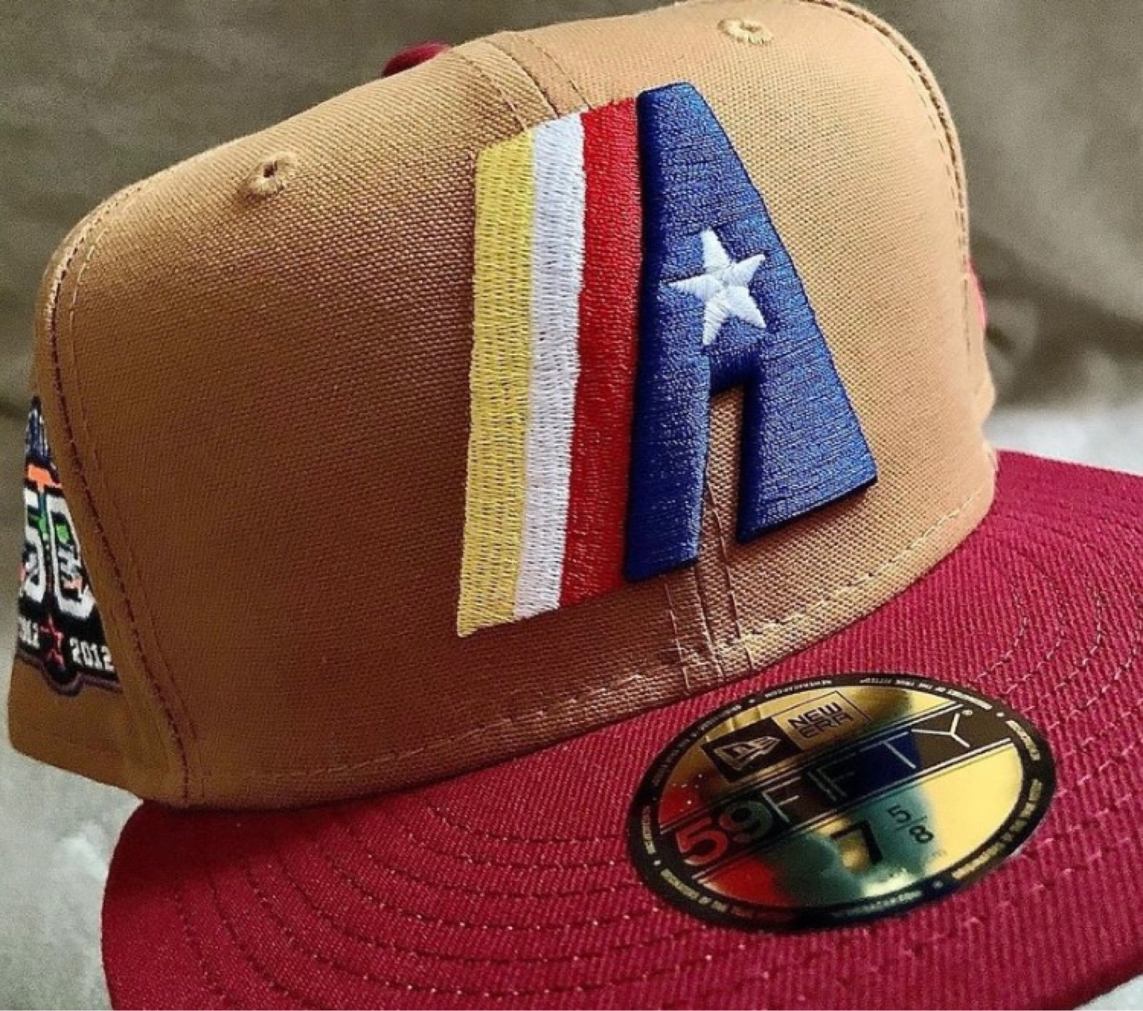 Exclusive custom Houston Astros New Era 59fifty fitted size 7 5/8