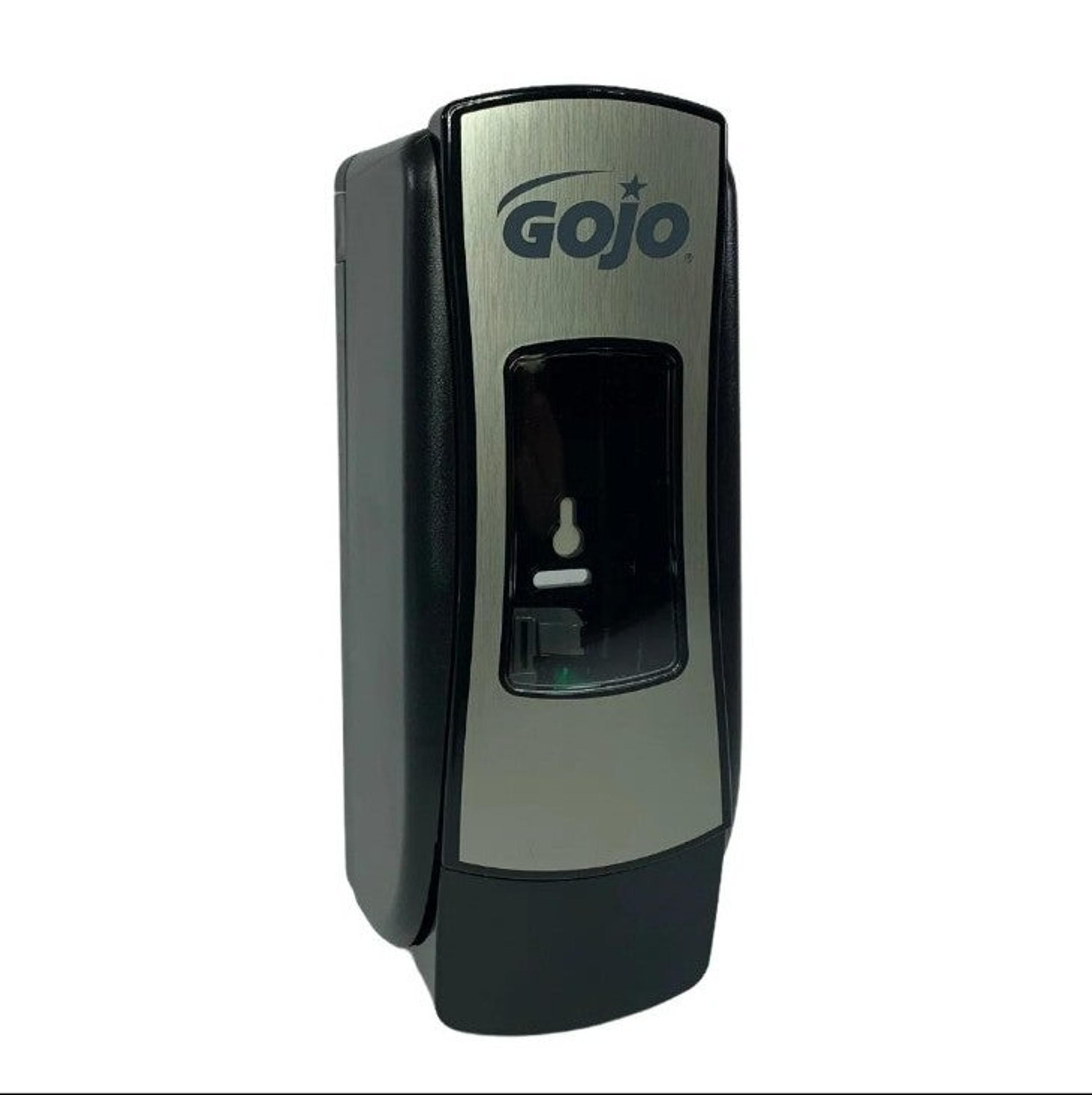The GOJO ADX-7 Dispenser (6/Case) can accommodate ADX-7-specific 700 mL refills.