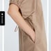 Halston MIKAYLA COTTON SHIRTING DRESS