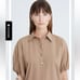 Halston MIKAYLA COTTON SHIRTING DRESS