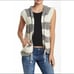 Free People Sleevless Knit Sweater Zipper Top Large