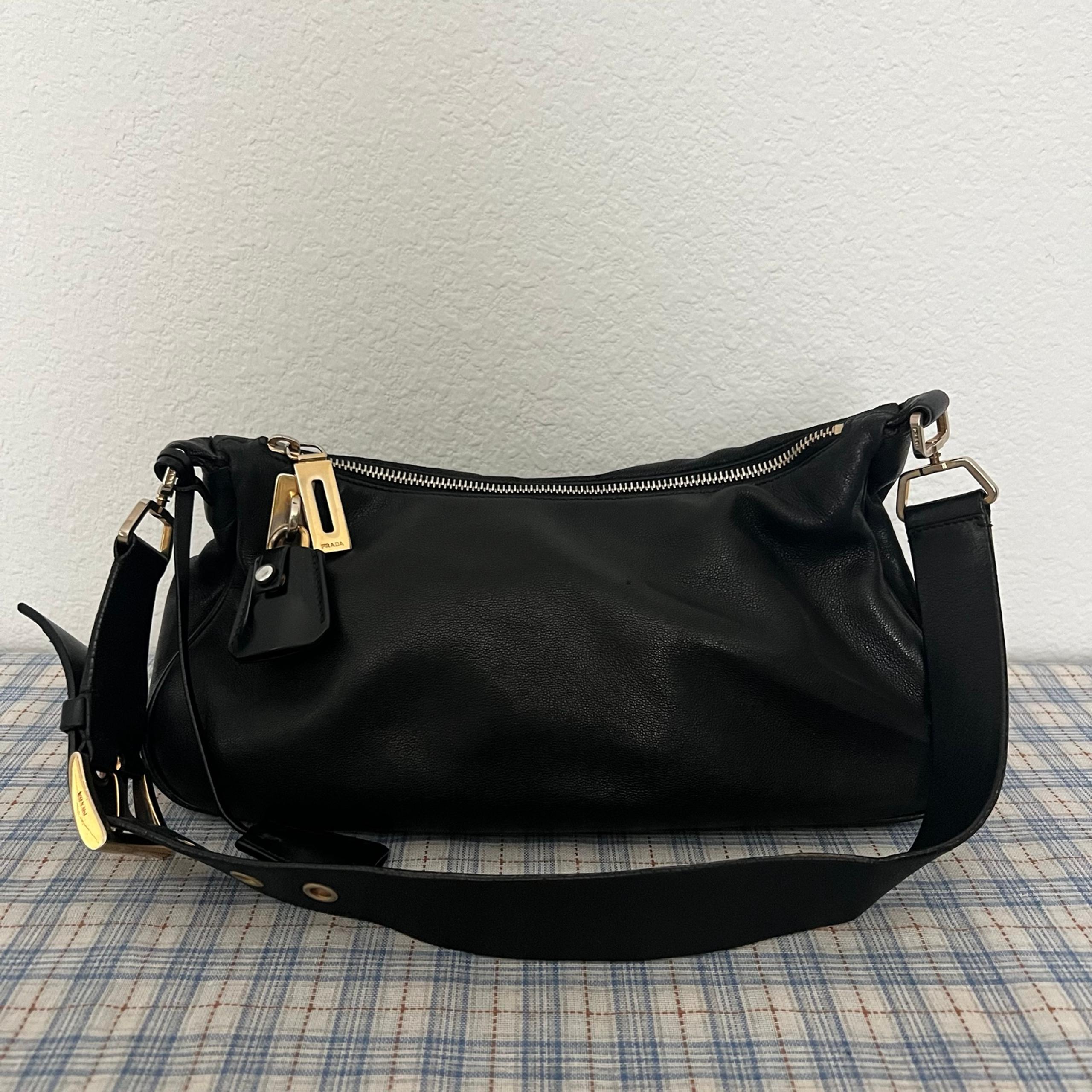 Prada Nappa Leather Shoulder Bag
