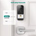 Keyless Entry Door Lock with Lever - UYF Electronic Keypad Deadbolt Lock with Ha