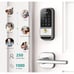 Keyless Entry Door Lock with Lever - UYF Electronic Keypad Deadbolt Lock with Ha