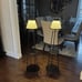 45.4'' Metal Outdoor Solar Floor Lamps 2 Pack, Waterproof Solar Lantern Lights