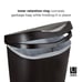 13 gal Brim Plastic Step Soft Close Lid Kitchen Trash Can