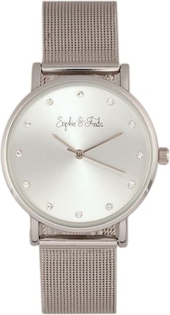 Sophie & Freda - Savannah w/ Swarovski® Crystals Ladies Watch - Silver