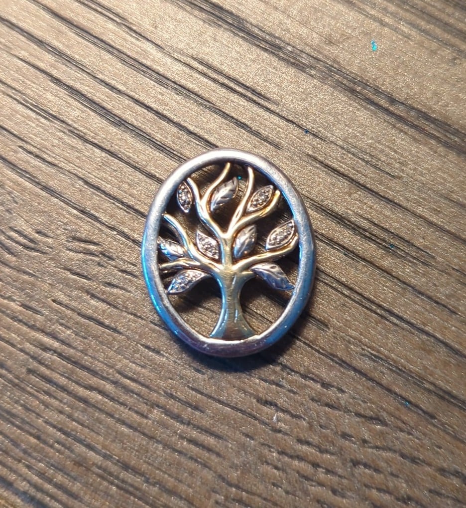 Tree of Life diamond pendant