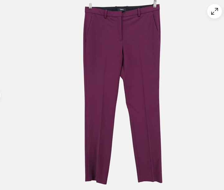 NWT Theory hartsdale pink curry size 4