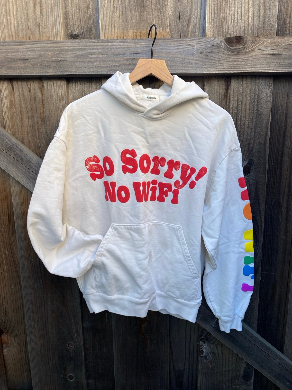 Madhappy SO SORRY NO WIFI Hoodie sweatshirt
