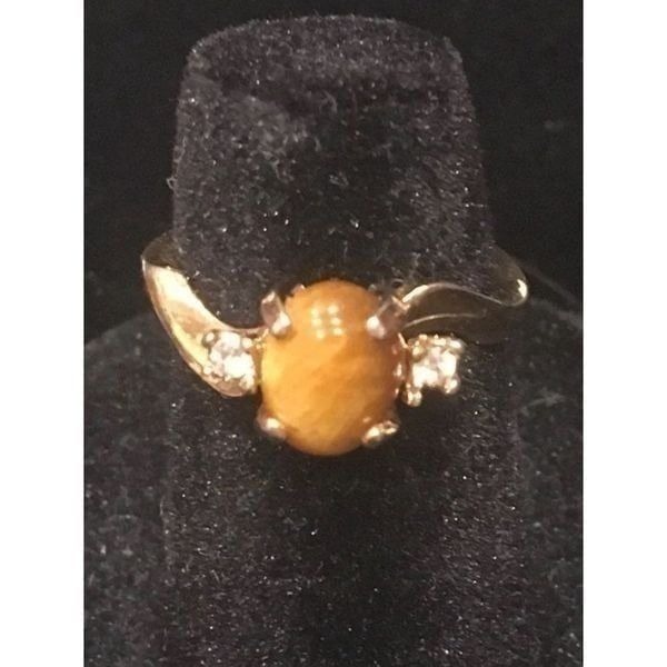 Tiger Eye Gold Ring