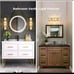 Modern Crystal Wall Sconce Gold LED Wall Entryway Lighting