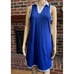 GOTTEX GOLF AND TENNIS Lorna Sleeveless Women's Dress Navy Blue Size S Pockets