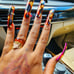 TORTOISE SHELL PRESSNON NAIL SET