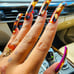 TORTOISE SHELL PRESSNON NAIL SET