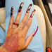 TORTOISE SHELL PRESSNON NAIL SET
