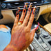 TORTOISE SHELL PRESSNON NAIL SET