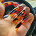 TORTOISE SHELL PRESSNON NAIL SET