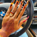 TORTOISE SHELL PRESSNON NAIL SET