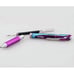 Set Of 15Pentel EnerGel RTX Retractable Liquid Gel Pen .7mm Metal Tip Violet Ink
