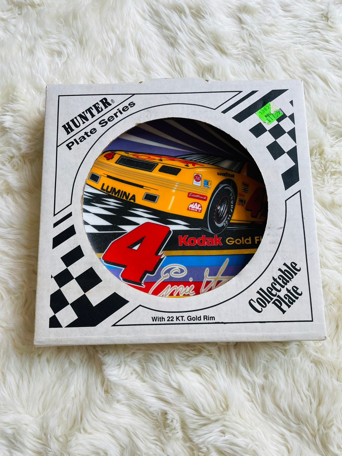 Ernie Irvan #4 Collectable Plate NIB