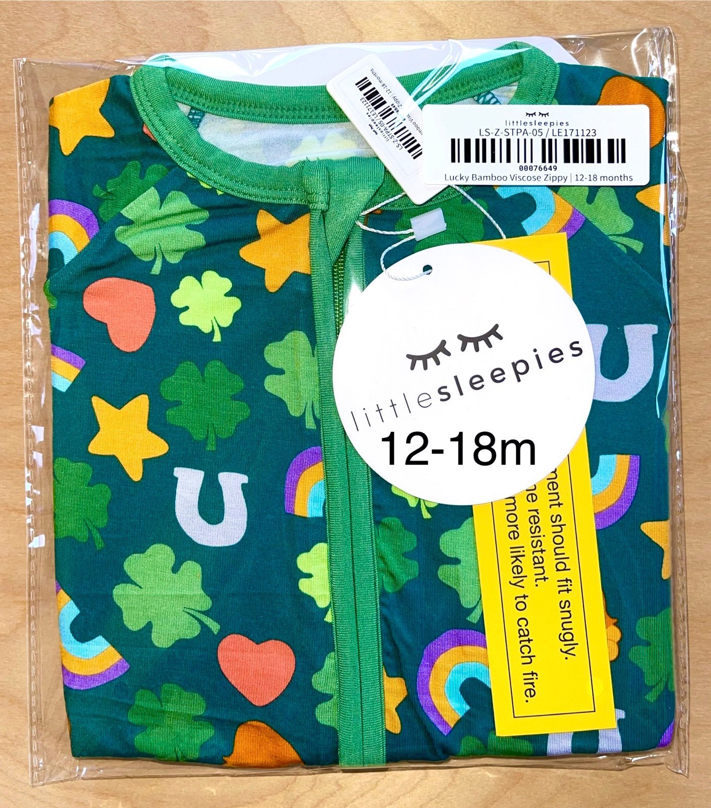 Little Sleepies Lucky Zippy - NIB (12-18m)