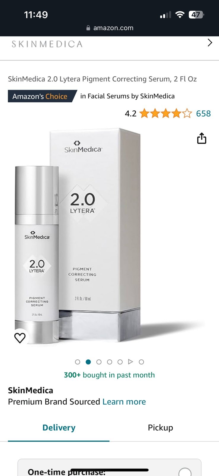 Skinmedica 2.0 Lytera Pigement Correcting Serum
