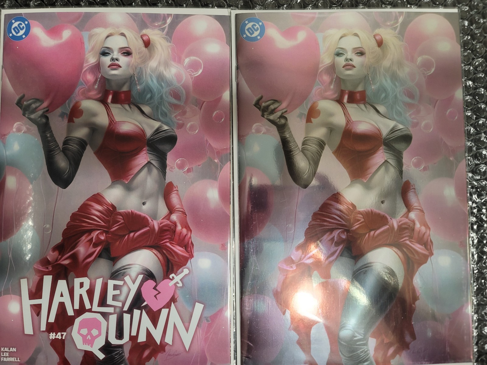 Harley Quinn #47 Sanders Convetion Variant Foil Set