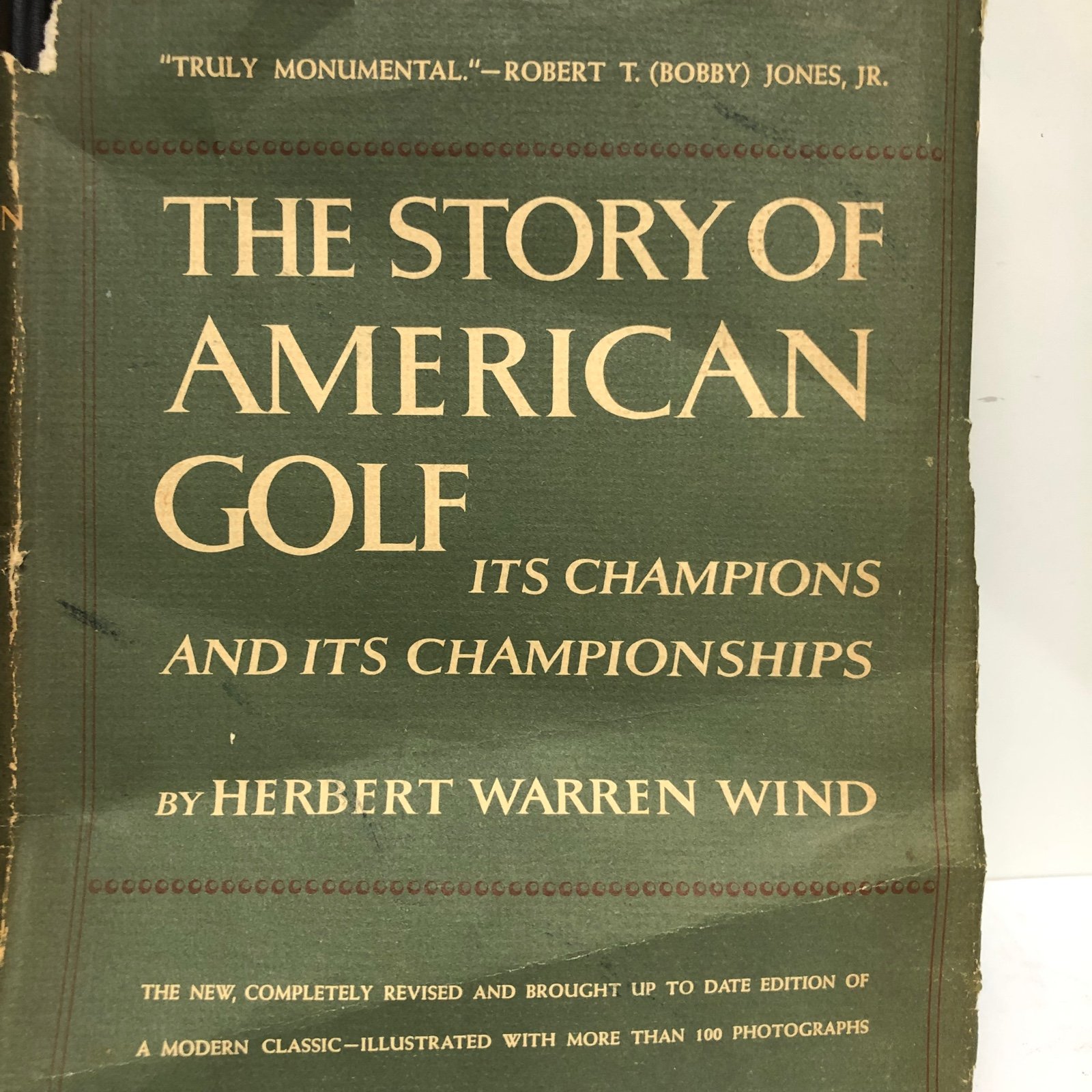 The Story Of American Golf History Herbert Warren Wind (1948) Masters USGA Open