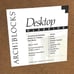 Vintage Archiblocks Desktop Building Block Set