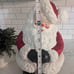 Vintage 70's Ceramic Winking Santa 14 Mold Figurine Handcrafted