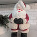 Vintage 70's Ceramic Winking Santa 14 Mold Figurine Handcrafted