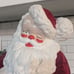 Vintage 70's Ceramic Winking Santa 14 Mold Figurine Handcrafted